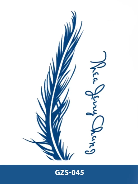 GZS-045 YARI KALICI TÜY DESEN DÖVME-TATTO ürün görseli