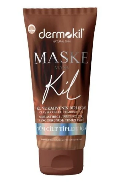Dermokil Natural Skin Sıkılaştırıcı Genç Görünüm Için Kil Ve Kahve Içerikli Maske 75 Ml ( Kahve &kil)