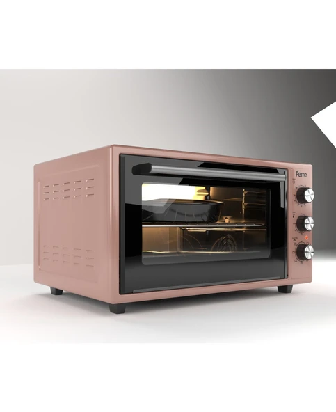 Ferre 45 Litre 6 Program Turbo Mini Fırın - Rose - 45630M - 3