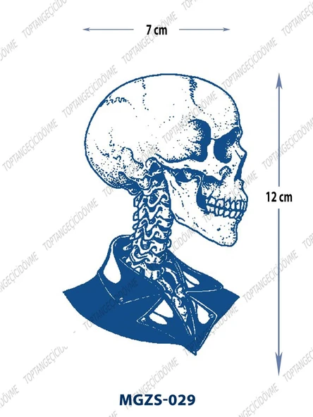 MGZS-029 YARI KALICI KURUKAFA BEYFENDİ DESEN DÖVME-TATTO