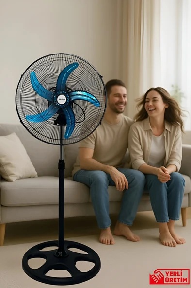 Airstorr Vantilatör Venüs 18" Sanayi Salınım Fan - 80w Güc 150cm Uzunluk