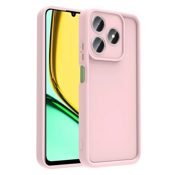 Realme C63 Kılıf Kamera Korumalı Ananas Silikon Kapak - 4