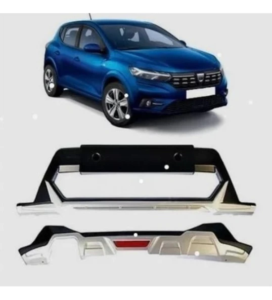 Dacia Sandero Ön Arka Tampon Koruması  2016-2020 arası uyumlu - 2