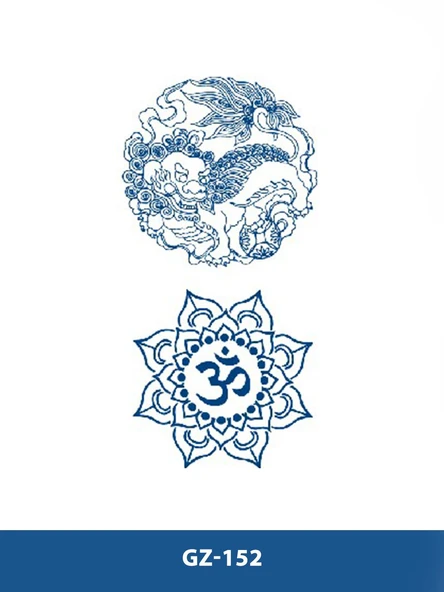 GZ-152 ORTA BOY YARI KALICI ÇİFT DESEN DÖVME ürün görseli