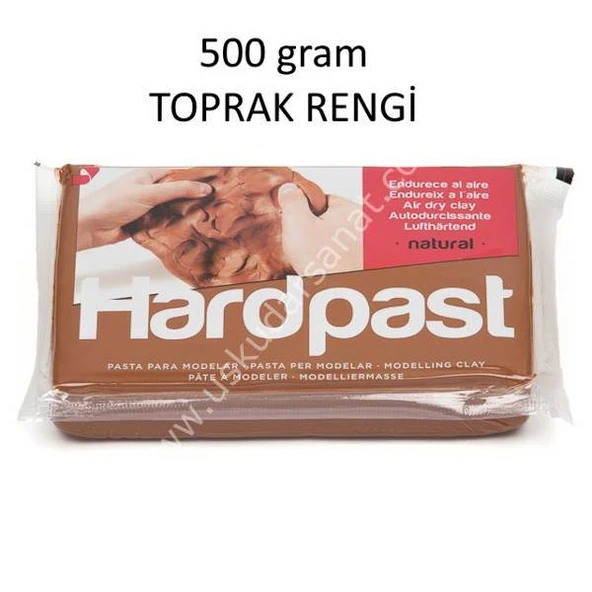 Hardpast Havayla Kuruyan Seramik Hamuru TOPRAK RENGİ  500 gr. ürün görseli 1