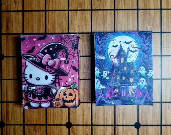 HELLO KITTY MİNİ PLASTİK İSKAMBİL DESTELERİ KUTU OYUN KARTLARI - 3