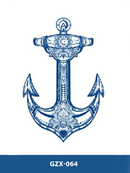 GZX-064 YARI KALICI ÇAPA DESEN DÖVME-TATTO ürün görseli