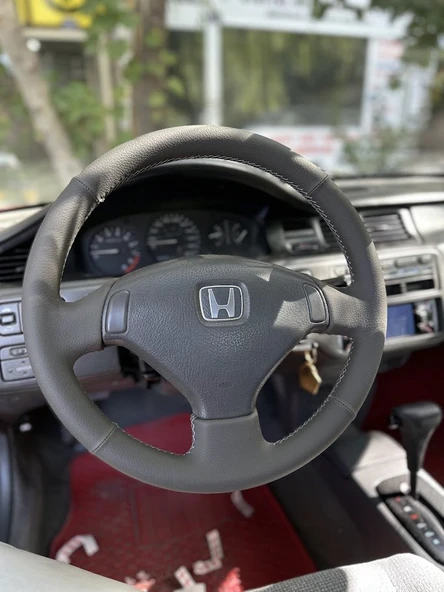 Honda Civic 1992-1995 Araca Özel Direksiyon Kılıfı ORJİNAL RENK - Resim 3