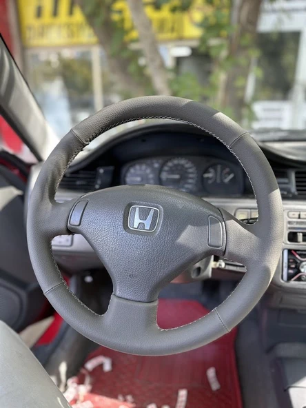 Honda Civic 1992-1995 Araca Özel Direksiyon Kılıfı ORJİNAL RENK - Resim 2