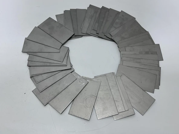 625 Nikel Alaşım Levha 100x50x1,1mm (50 Adet) - 2