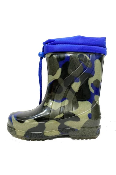 Kral 03101 Kürklü Sıcak Astar Filet Çocuk Yağmur Çizme - 6