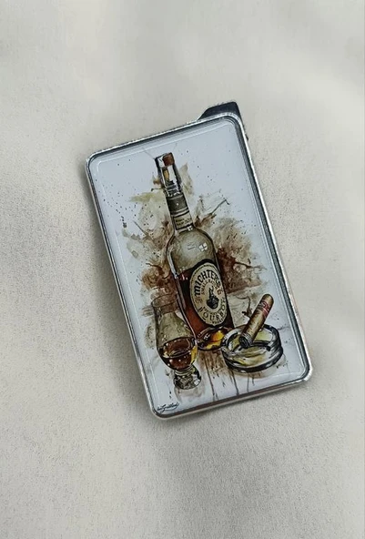Çakmak Resimli Gazlı Doldurulabilir Metal Çakmak 17945