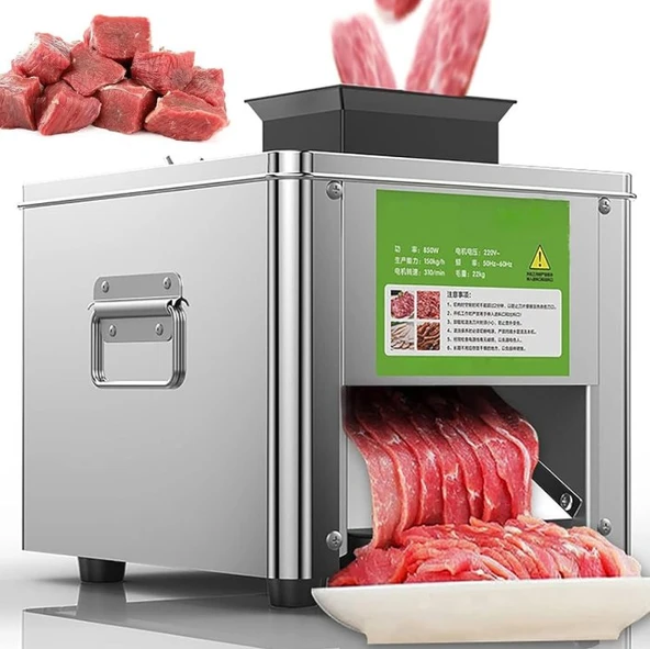Endüstriyel Et Dilimleme Makinesi 150kg/s 850W (Deformeli)