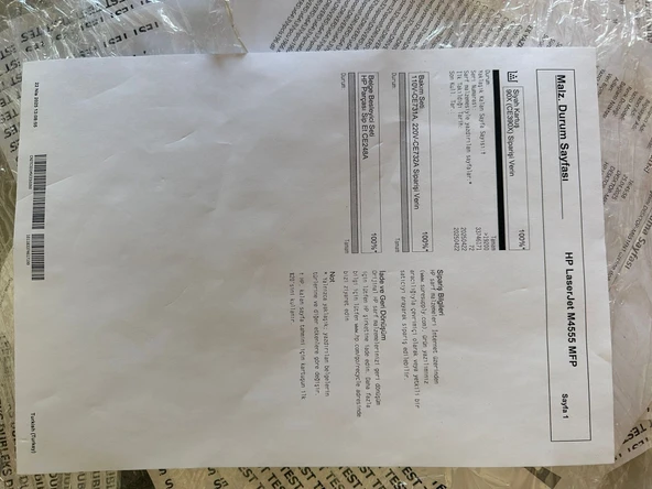 P LaserJet M4555 Çok Fonksiyonlu Yazıcı  2.EL KULLANILMIŞ - 5