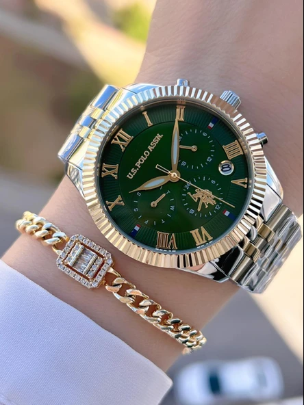 U.s.Polo Assn Çelik Kordon İç Fonksiyonları Aktif 5 Atm 2 Yıl Garantili Kadın Kol Saati UA.2040.S08