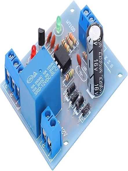 12V Su Sıvı Seviyesi Kontrol Modülü Röle Çıkışlı Pompalama Drenaj Anahtarı Kontrol Devre Kartı - 2