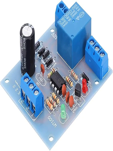 12V Su Sıvı Seviyesi Kontrol Modülü Röle Çıkışlı Pompalama Drenaj Anahtarı Kontrol Devre Kartı - 1