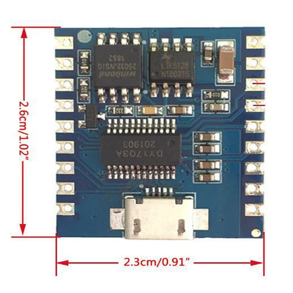 DY-SV17F Ses Çalma MP3 Modül - 5