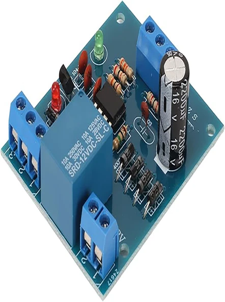 12V Su Sıvı Seviyesi Kontrol Modülü Röle Çıkışlı Pompalama Drenaj Anahtarı Kontrol Devre Kartı - 3