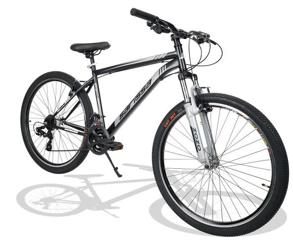 Sarissa Moon 27,5" Jant MTB Ön Amortisörlü Shimano 21 Vites V Fren Wake Gidon Dağ Bisiklet Siyah Gri