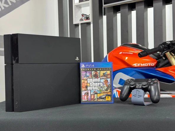 PlayStation 4 Fat 500GB Tek Kol + Gta 5 (İKİNCİ EL) - 2