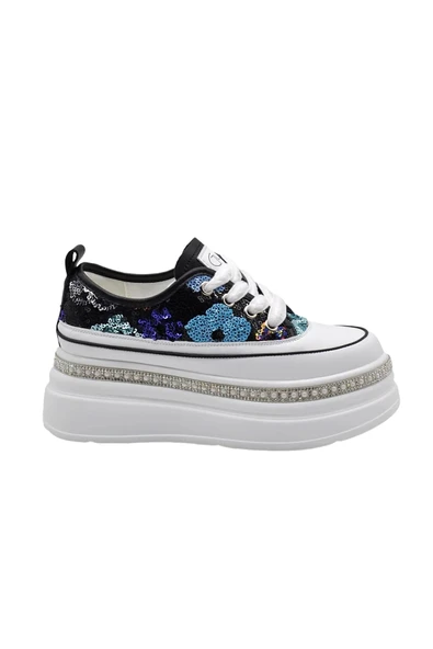Guja Siyah Yüksek Taban Kadın Sneaker 25Y423-6 Z