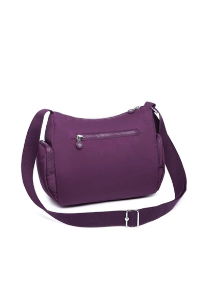 Kadın Postacı Çantası Krinkıl Kumaş 1115 Mor - Resim 3