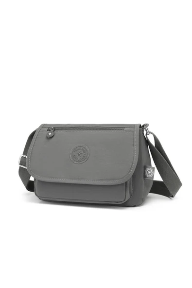 Krinkıl Kumaş Kadın Postacı Çantası Smart Bags 1148 - Resim 2