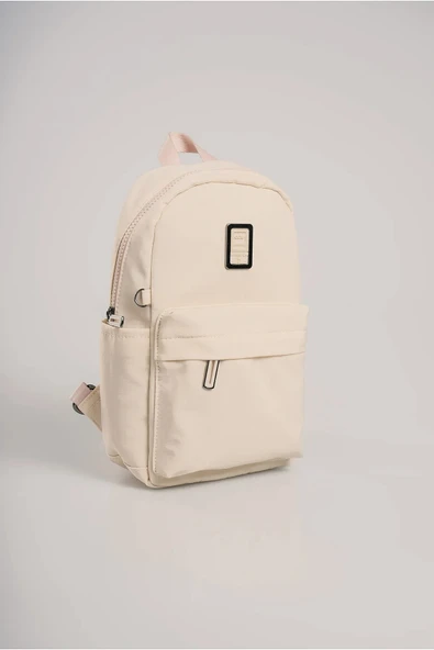 ÇÇS Bej Kadın Tekstil Çapraz Sırt Çantası 17984 - 3