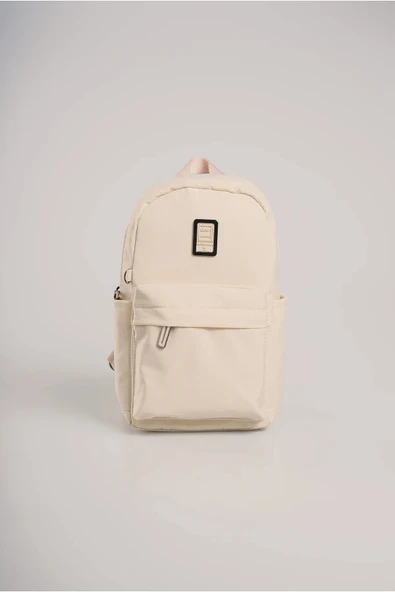 ÇÇS Bej Kadın Tekstil Çapraz Sırt Çantası 17984 - 2