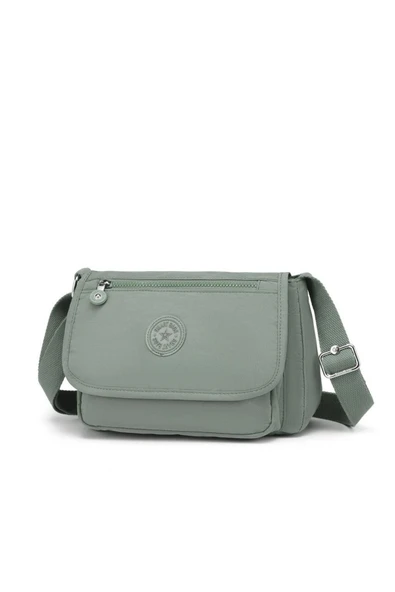 Krinkıl Kumaş Kadın Postacı Çantası Smart Bags 1148 - Resim 2