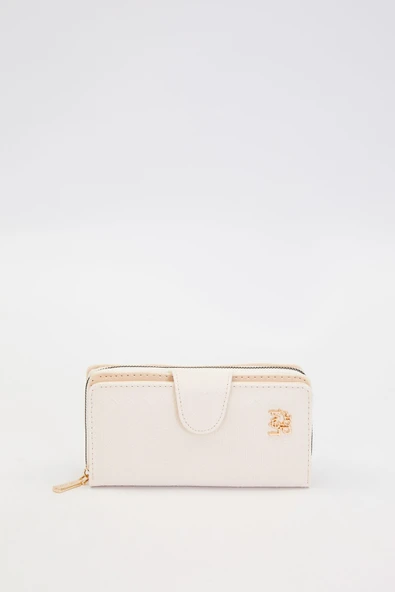 Levidor Krem Kadın Cüzdan 910039