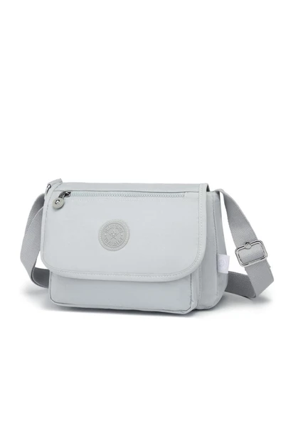 Krinkıl Kumaş Kadın Postacı Çantası Smart Bags 1148 - Resim 2