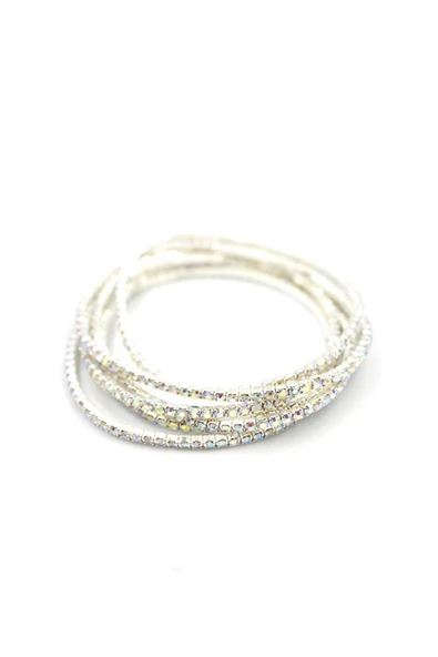 6'lı Lastikli Bileklik - ÇOK RENKLİ ürün görseli 1