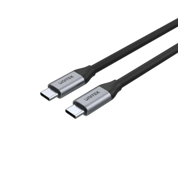 UNITEK USB-C 3.2 KABLO 1MT 10GBPS, 100W PD, 4K&60Hz C14082ABK
