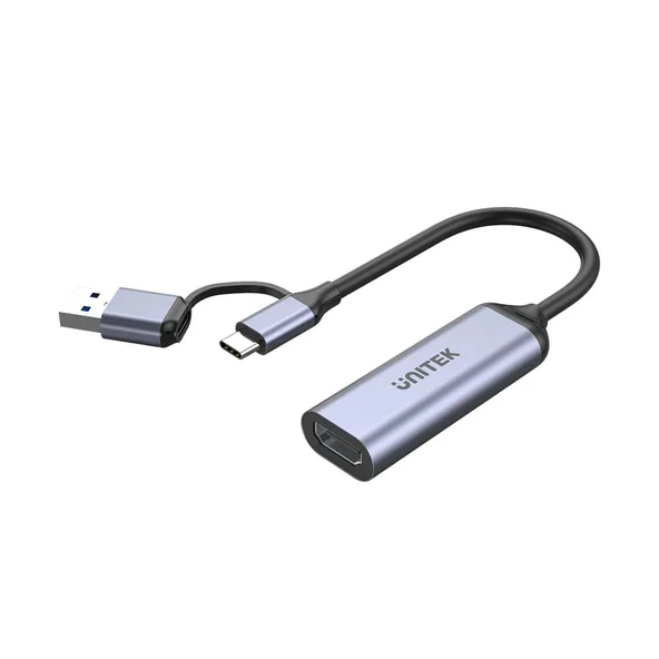 UNITEK 4K VIDEO CAPTURE KART HDMI TO USB-C/A V1167A