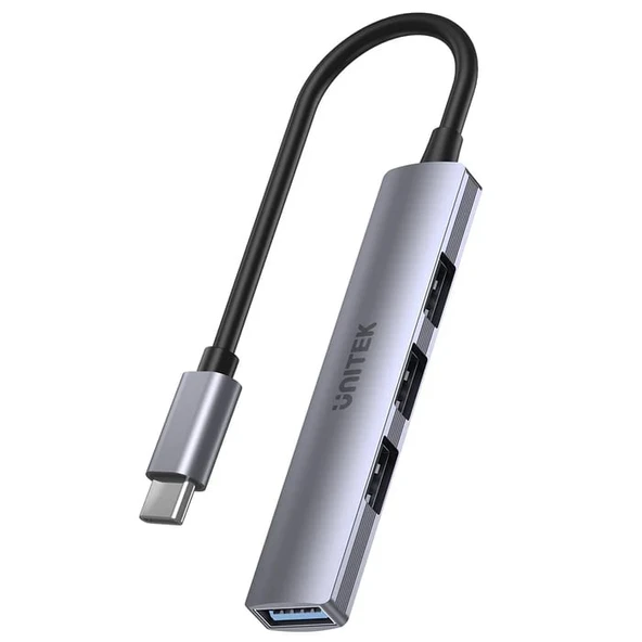 UNITEK TYPE-C TO 4 PORT USB HUB USB3.0 + 3xUSB2.0 H1208B