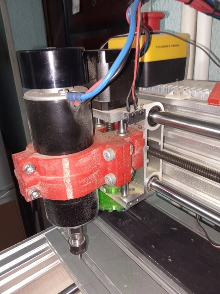 Byr VAZ 2106 valf kılavuzlarından burçlar için CNC 3018 için üniversal montajlı Z ekseni taşıyıcısı (Plastik Aparattır!!!) 3D - 2