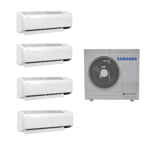 Samsung Wind Free Multi 1+4 Sistem (AJ080TXJ4KH/EA) 7+7+7+18 Btu 8 kw Dış Ünite