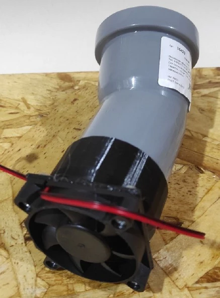 fan ile drenaj borusu arasındaki bağlantı 50 mm çapında. (Plastik Aparattır!!!)