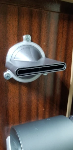Byr Dyson saç kurutma makinelerinin manyetik ataşmanları için montaj aparatı (Plastik Aparattır!!!) 3D - 1