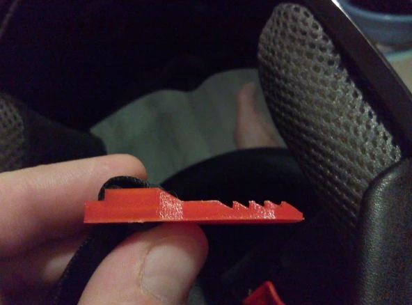 Byr Motosiklet kaskı bağlantı elemanı (Plastik Aparattır!!!) 3D - 2