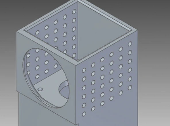 Z ekseni H-BOT için adım tutucu 42 mm (Plastik Aparattır!!!)