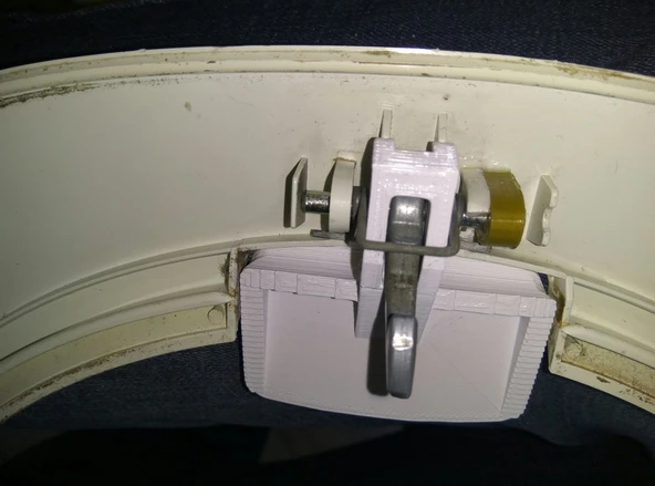 Byr Çamaşır makinesi kulpu Indesit, Ariston (Plastik Aparattır!!!) 3D - 2