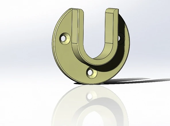 Byr Dolaptaki ray tutucusu (Plastik Aparattır!!!) 3D - 3