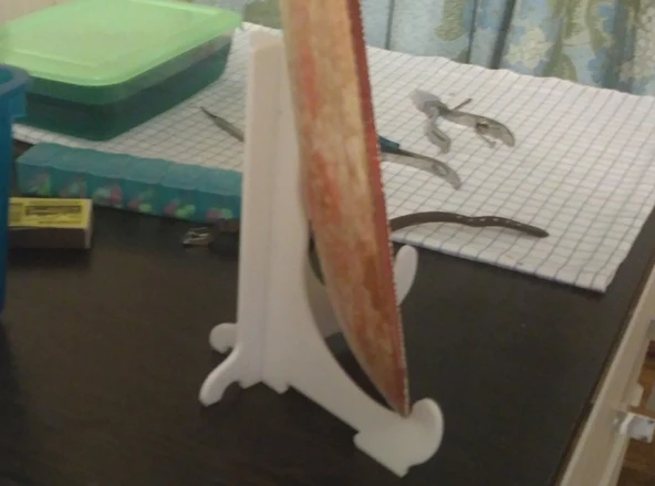 Byr dekoratif tabak için stand (Plastik Aparattır!!!) 3D