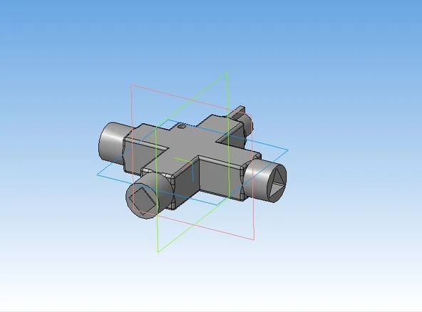 Byr Dolaplar için elektrik anahtarı (Plastik Aparattır!!!) 3D