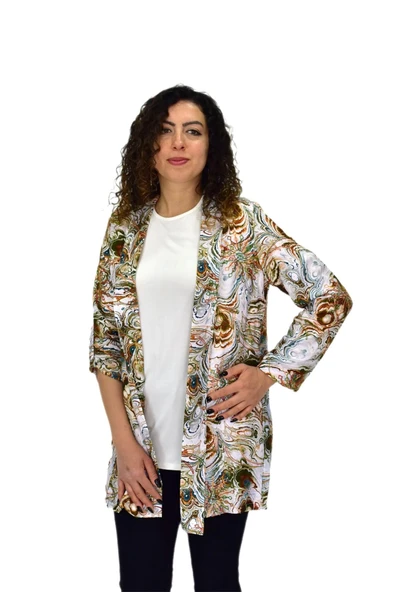 Kadın Gömlek Tişöt 2 Li Kombin Takım BGL-ST04666 - Resim 6