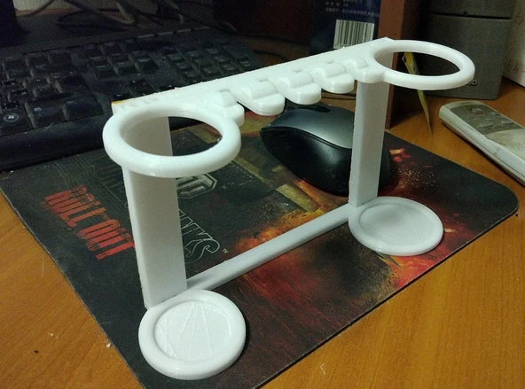 Byr Diş fırçaları ve diş macunu için tutucu. (Plastik Aparattır!!!) 3D - 4