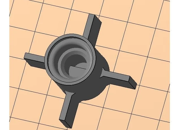 Byr Su pompası pervanesi Askol M19 30W (Samsung çamaşır makinesi) (Plastik Aparattır!!!) 3D - 3